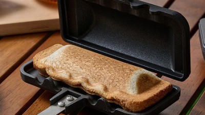 캠핑 필수템! ✨ 국산 샌드위치 쿠커 양면팬 후기 & 할인 꿀팁 🥪