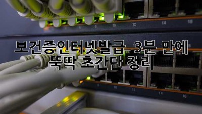 보건증인터넷발급 🚀 3분 만에 뚝딱! 초간단 정리
